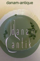 皇家哥本哈根绿花焊接的午餐盘No 1624