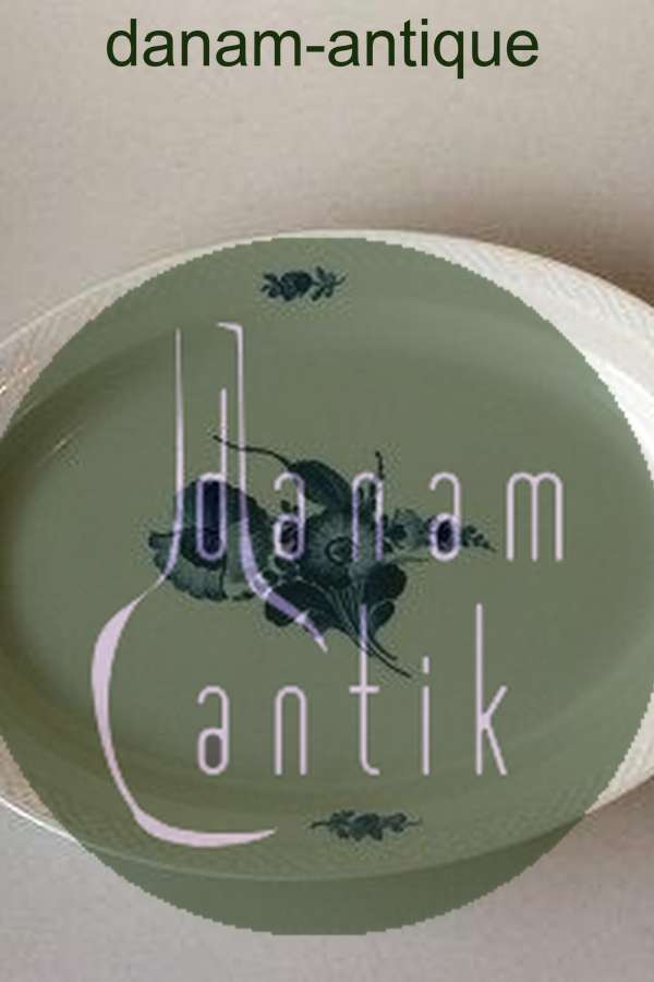 Royal Copenhagen Blå Blomst Flettet Ovalt Serveringsfad No 8019