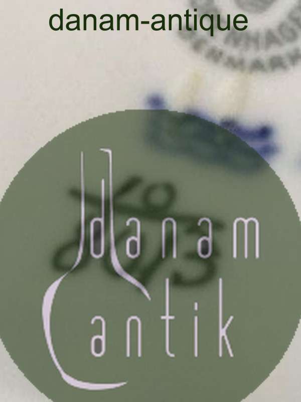 Royal Copenhagen Blå Blomst Flettet Stort Rundt Fad No 8013