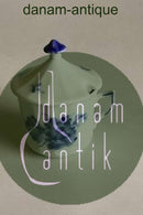 皇家哥本哈根蓝色花朵芥末罐No 8570带盖子No 8586