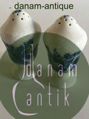 Royal Copenhagen Blå Blomst Svejfet Salt og Peber Sæt No 1876 / 1706