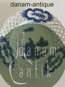 Royal Copenhagen Blaue Blume Geschweißter durchbrochener Teller Nr. 1636