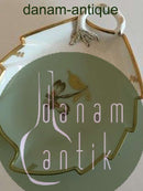 Royal Copenhagen Brun Iris Bladformet Assiette No 9209