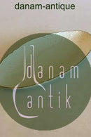 Royal Copenhagen Creme Svejfet med Guld (Stel 1235) Lille Ovalt fad No 1689