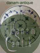 Bing & Grøndahl Blåmalet Musselmalet Riflet Dessert Tallerken