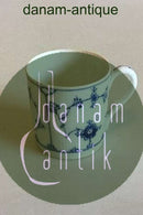 Bing & Grøndahl Blåmalet Musselmalet Riflet Mokkakop