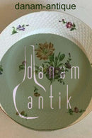 Bing & Grøndahl Saksisk Blomst, Håndmalet Stort rundt fad