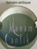 ビング＆グロンダール カモメとゴールド ラウンドケーキプレート ハンドル付き No.101