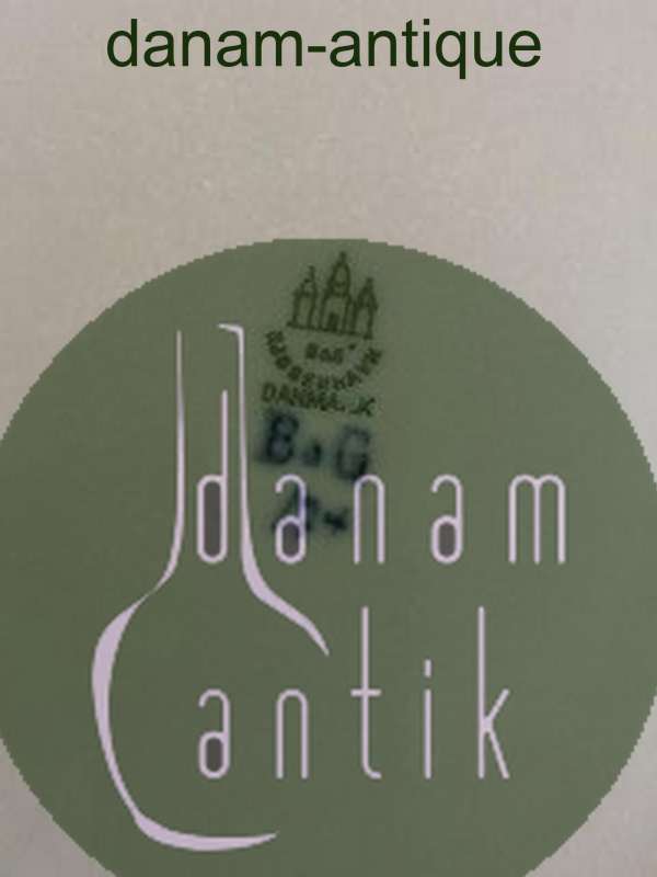 Bing & Grøndahl Jubilæumsstel / Blå Nellike Spisetallerken No. 25