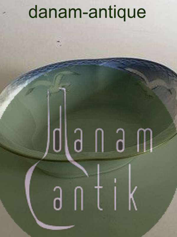 Bing & Grøndahl Måge med Guld Oval Kartoffel Skål No 12B