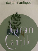 Bing & Grøndahl Bladformet Asiet med Lilla Blomst