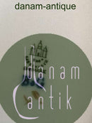 Bing & Grøndahl Oval Sættefad med Lilla Blomst