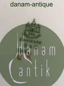 Bing & Grøndahl Stor Middags Tallerken med Lilla Blomst