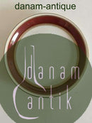 Bing & Grondahl Wagner Ashtray No 30 Wine Red and Gold Border..