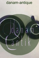 Bing & Grondahl Edith Sonne Bruun Deep Blue Tea Cup and Saucer No 473