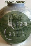 Bing & Grøndahl Art Nouveau unik vase med landskab No 354