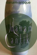 Bing & Grondahl Unika Vase by Elias Pedersen with harbour motif