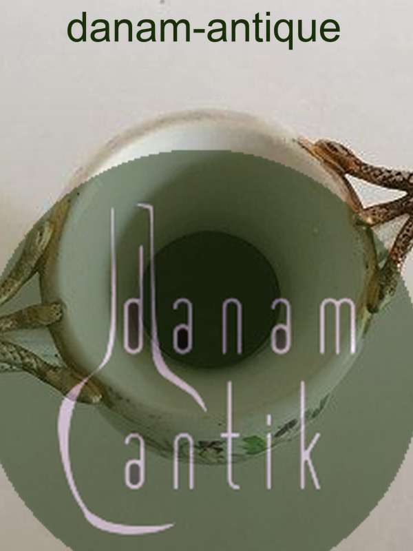 Bing & Grøndahl tidlig vase med slangehåndtag