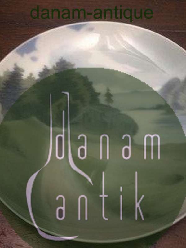 Bing Grondahl新艺术风格的景观砝码盘，编号3946/357-20