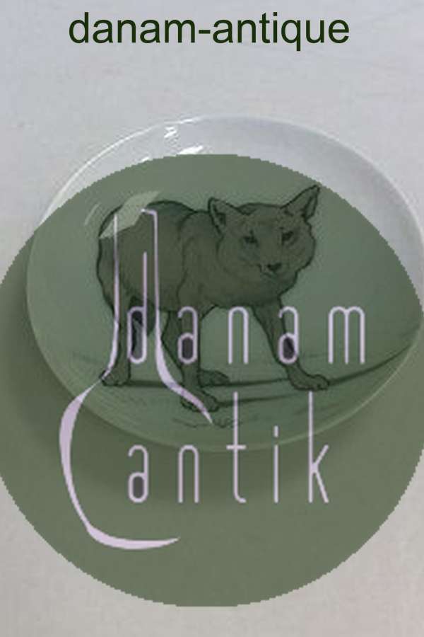 Bing & Grøndahl Art Nouveau motiv Platte med Ulv