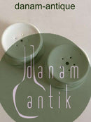 Bing & Grøndahl Grey Orchid Salt and Pepper Set