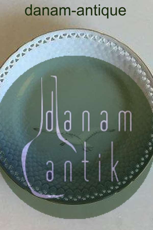 Bing & Grøndahl Måge med Guld Kagetallerken med gennembrudt kant No 615.5