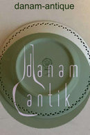 Bing & Grøndahl Måge med Guld Kagetallerken med gennembrudt kant No 306.5