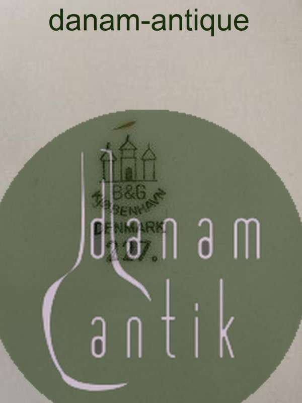 Bing & Grøndahl Måge med Guld Stor Skål med Bølgekant No 227 eller 351