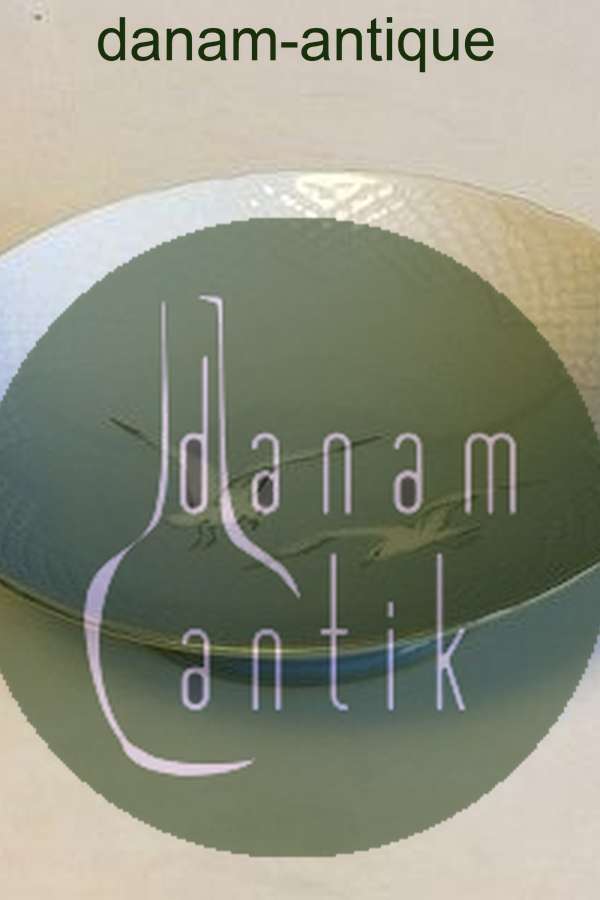 Bing & Grøndahl Måge med guld Kagefad på fod No 206