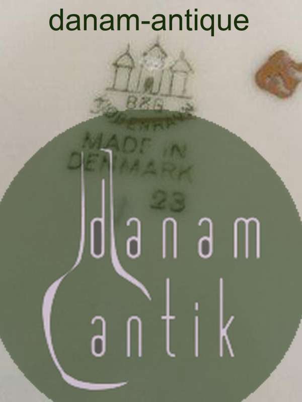 Bing & Grøndahl Måge med Guld Dyb Tallerken No 23 eller 323