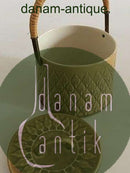 Bing og Grøndahl / Kronjyden - Relief Marmeladekrukke med Låg og Hank