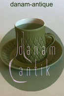 Bing & Grøndahl Jens Quistgaard Høj Kaffekop og underkop fra Relief Serien