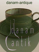 Bing & Grondahl Jens Quistgaard Steingut für B&G / Kronjyden Rune Kaffeetasse mit Untertasse