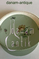 Bing & Grøndahl Saksisk Blomst, Creme Kagefad med Hanke No 101