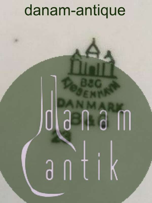 Bing og Grøndahl Sommerfugl Dyb Tallerken No. 23