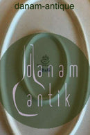 Bing & Grøndahl Saksisk Blomst, Håndmalet Stort Ovalt fad