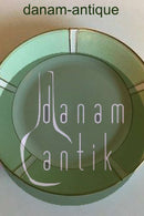 Bing & Grøndahl Spisetallerken No 25 Stel med grøn dekoration med guld på form 507(Herregaard)