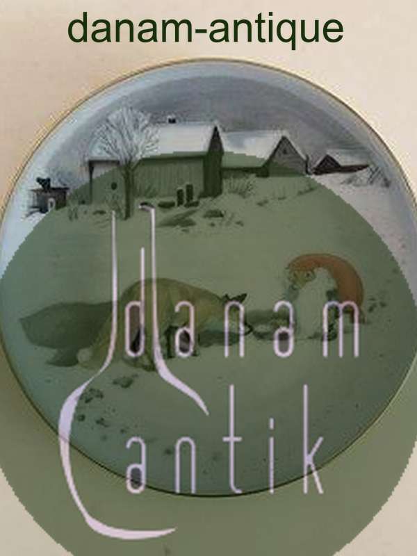 Bing & Grøndahl Harald Wiberg Julestel Platte No. 3501