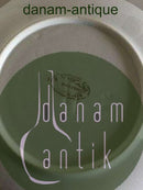 Bing & Grondahl Kuchenteller mit Blumendekor und Goldrand