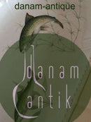 Bing & Grøndahl Dumas Fiskefad No 13A med Laks og Hundestejle