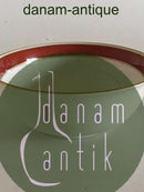 Bing & Grondahl Egmont Bowl No 44A. White with Wine Red Border and Gold