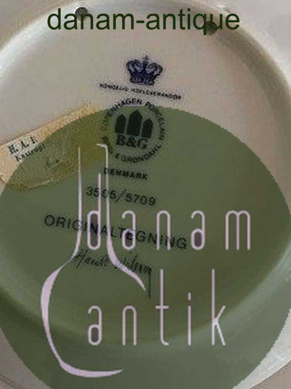 Bing & Grøndahl Harald Wiberg Julestel Platte No. 3505