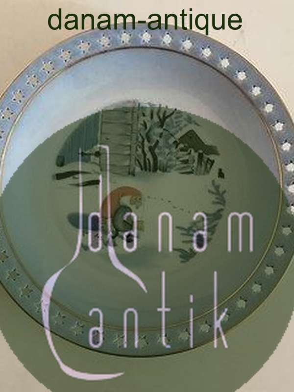 Bing & Grøndahl Harald Wiberg Julestel Kagetallerken No. 3505/616