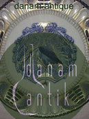 罕见的Bing和Grondahl新艺术风格深盘，来自Hejre Set 1886-1889。