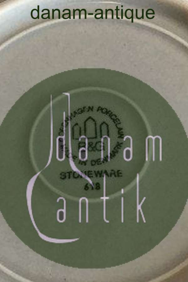 Bing & Grøndahl Stentøj Columbia Tallerken No 618