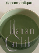 Bing & Grøndahl Jens Quistgaard Grøn Azur Stentøj for Kronjyden / B&G Serveringskål med Hanke