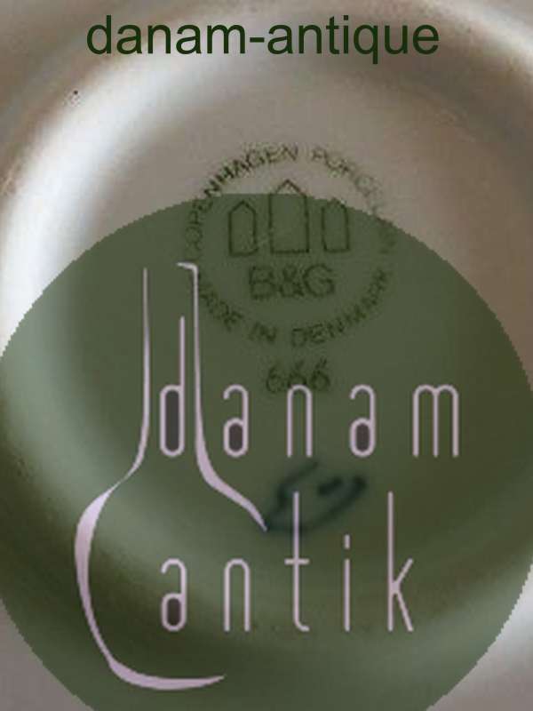 Bing & Grøndahl Blåmalet Musselmalet Suppeterrin No 666