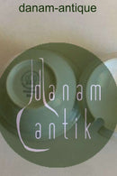 Bing Grondahl 釉面石器 "Coppelia "糖碗/橘子酱罐，带盖 302号