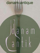 Georg Jensen Edelstahl Grün Strata Tafelgabel