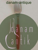 Georg Jensen Stainless Rød Strata Spisegaffel